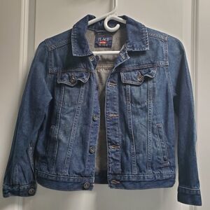 Children's Place Denim Jacket Sz M 7/8